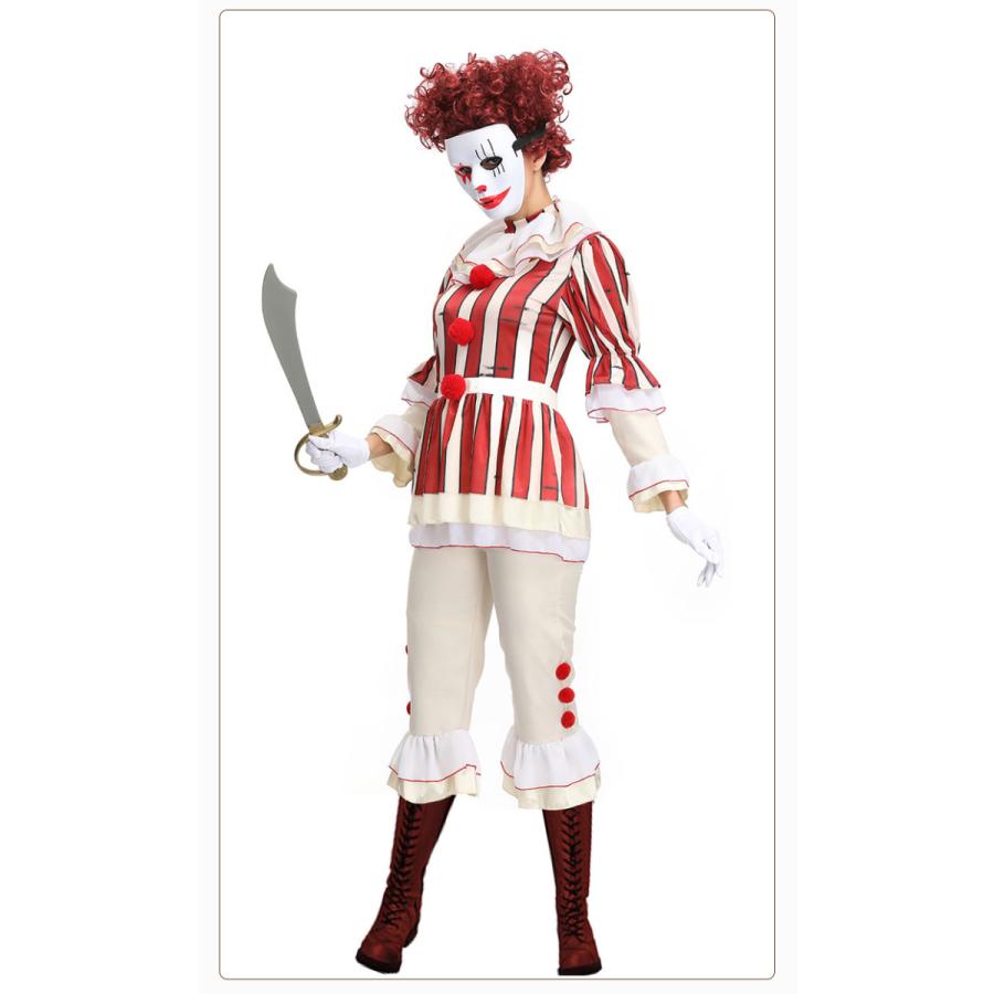 M〜XLハロウィン衣装 大人用 女性用 サーカスのピエロ コスプレ  滑稽  コスチューム  サーカス ハロウィン 衣装 デビルス レディース ガールズ ハロウィーン |  | 02