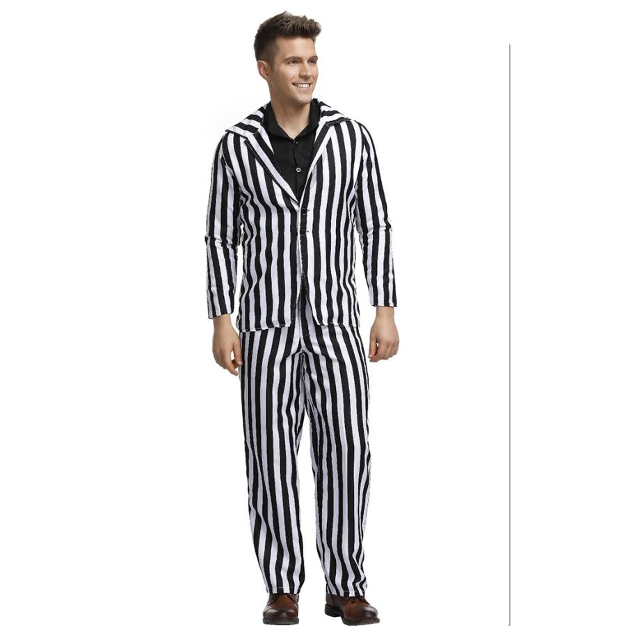 M〜XL Men's ハロウィン 衣装  サーカスのピエロ  男性用 メンズ用 ピエロ ハロウィーン 王様ハロウィン衣装 サーカス団 コスプレ 滑稽 コスチューム |  | 02