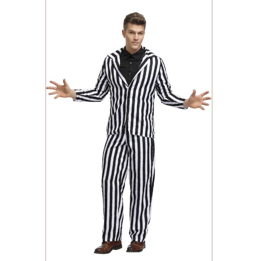 M〜XL Men's ハロウィン 衣装  サーカスのピエロ  男性用 メンズ用 ピエロ ハロウィーン 王様ハロウィン衣装 サーカス団 コスプレ 滑稽 コスチューム |  | 03