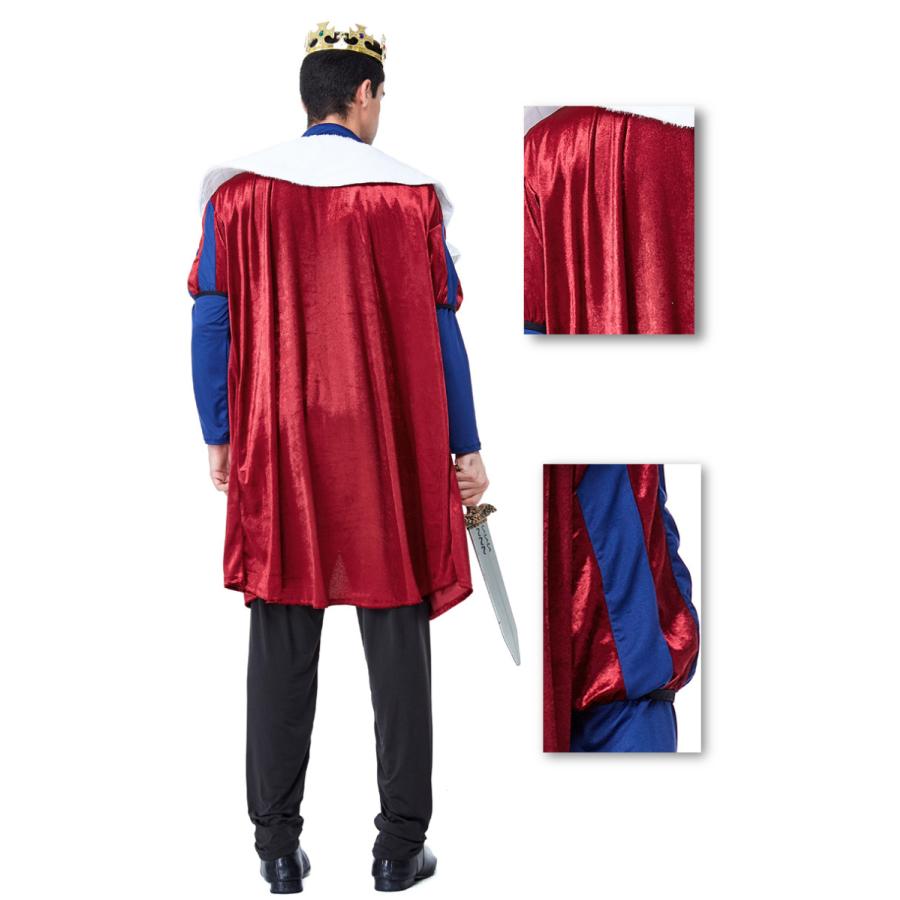 M〜XL Men's ギリシャ神話 ハロウィン衣装 カップル  アラブ王様  男性用 メンズ用 ハロウィーン 王様ハロウィン衣装 宮廷 コスプレ 女王 伯爵 女性用 |  | 04