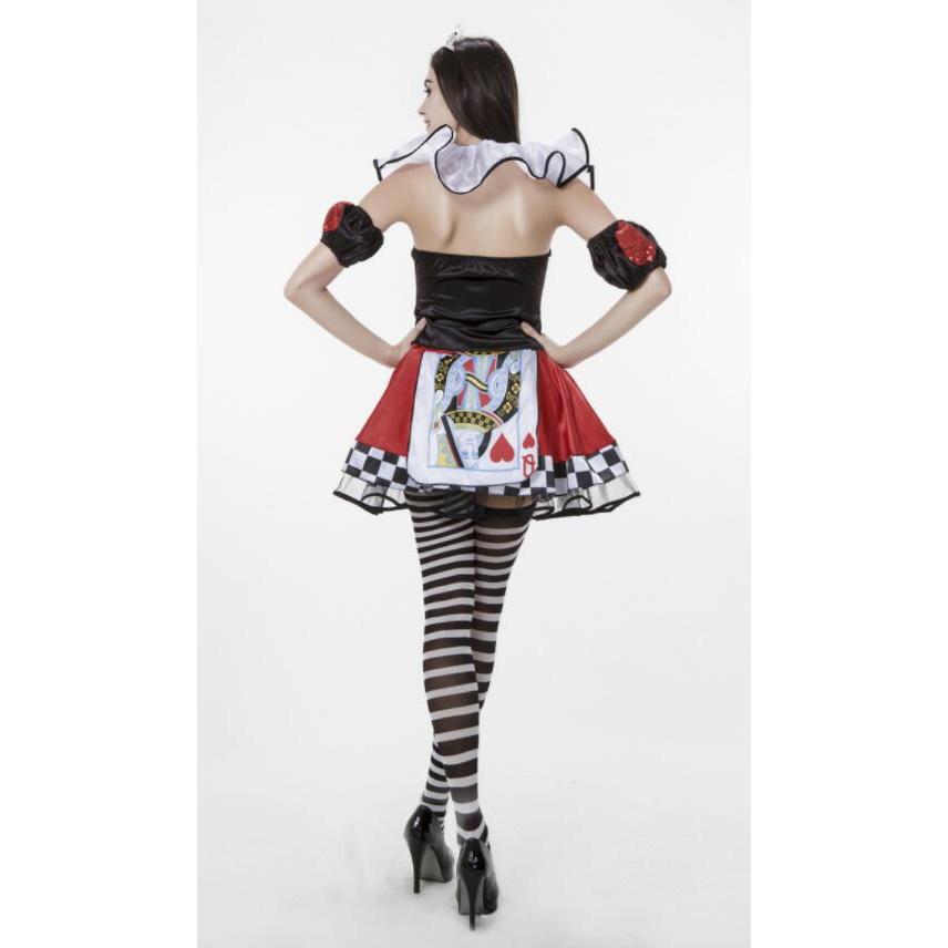 女巫 メルヘンウィッチ  まじょ 魔女 トランプ ハートの女王 ハロウィン衣装 大人用 女性用 ハロウィン 衣装 仮装 コスプレ レディース ガールズ ハロウィーン |  | 04