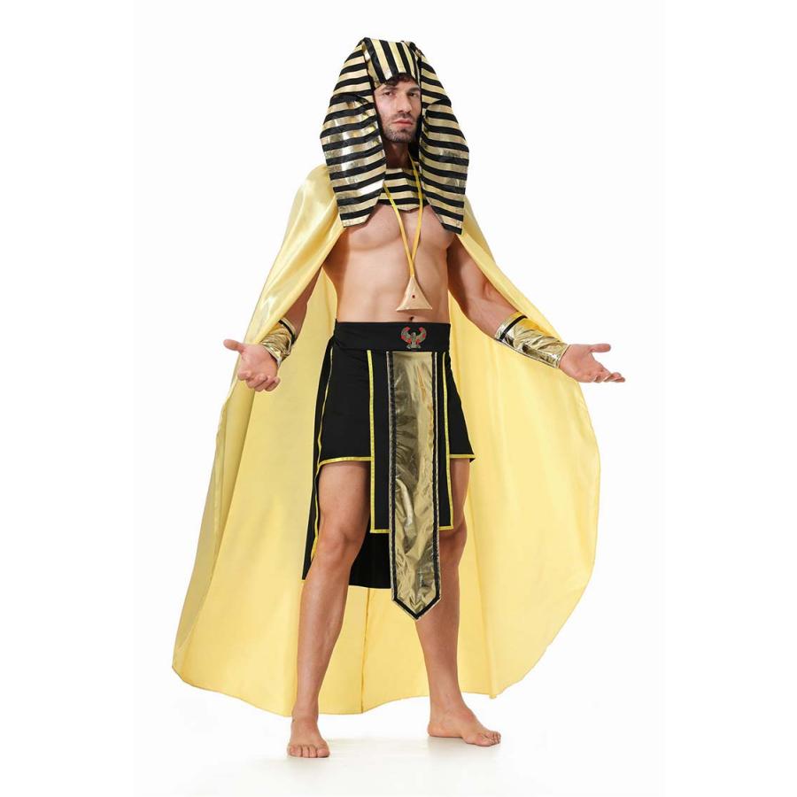 送料無料 エジプトファラオ ハロウィン 衣装 Men's  男性用 メンズ用 ハロウィーン 王様ハロウィン衣装 コスプレ コスチューム COSPLAY仮装 変装 |  | 11