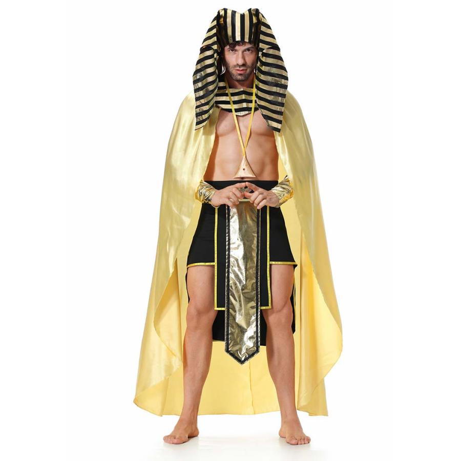 送料無料 エジプトファラオ ハロウィン 衣装 Men's  男性用 メンズ用 ハロウィーン 王様ハロウィン衣装 コスプレ コスチューム COSPLAY仮装 変装 |  | 05