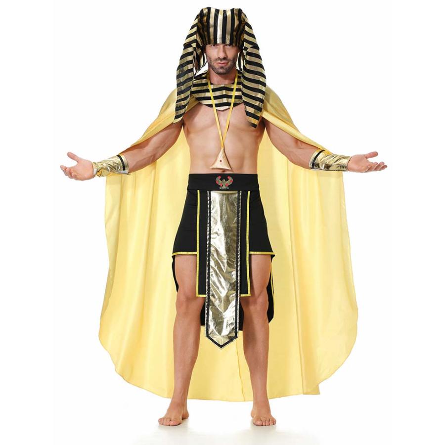 送料無料 エジプトファラオ ハロウィン 衣装 Men's  男性用 メンズ用 ハロウィーン 王様ハロウィン衣装 コスプレ コスチューム COSPLAY仮装 変装 |  | 06