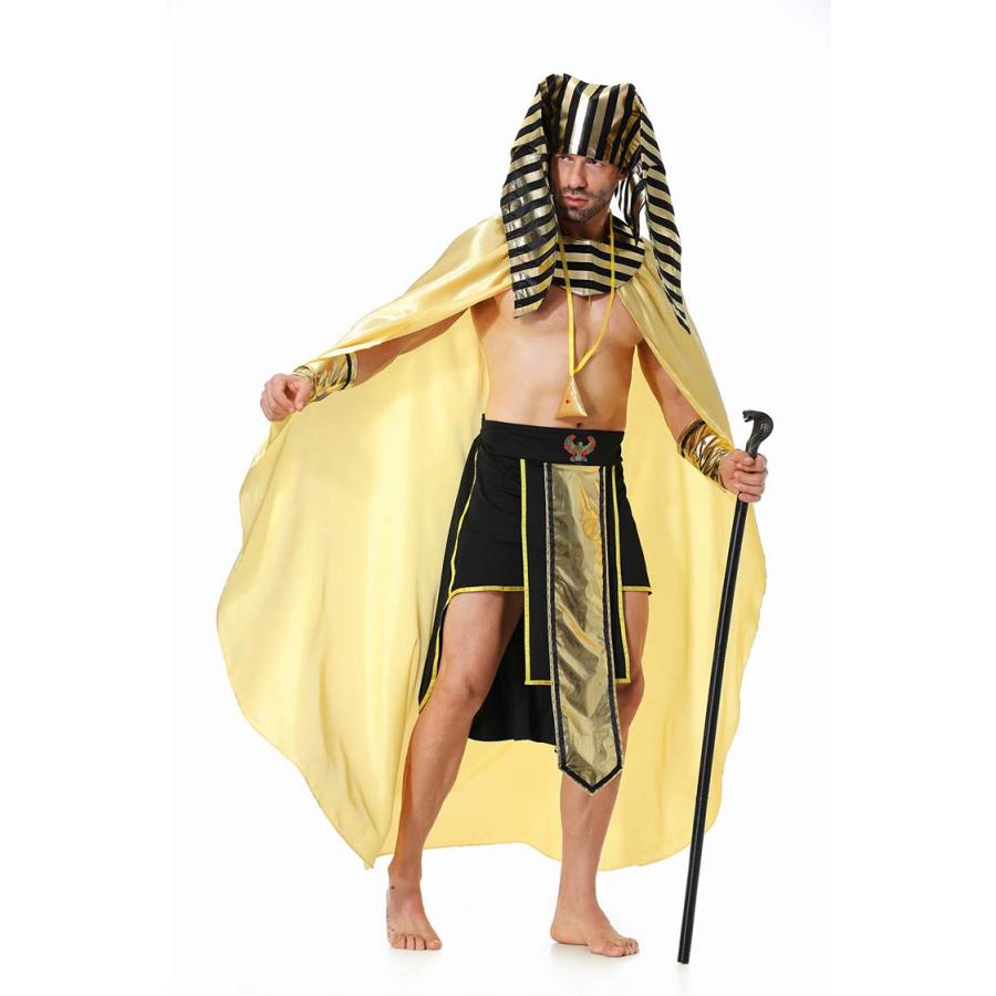 送料無料 エジプトファラオ ハロウィン 衣装 Men's  男性用 メンズ用 ハロウィーン 王様ハロウィン衣装 コスプレ コスチューム COSPLAY仮装 変装 |  | 09