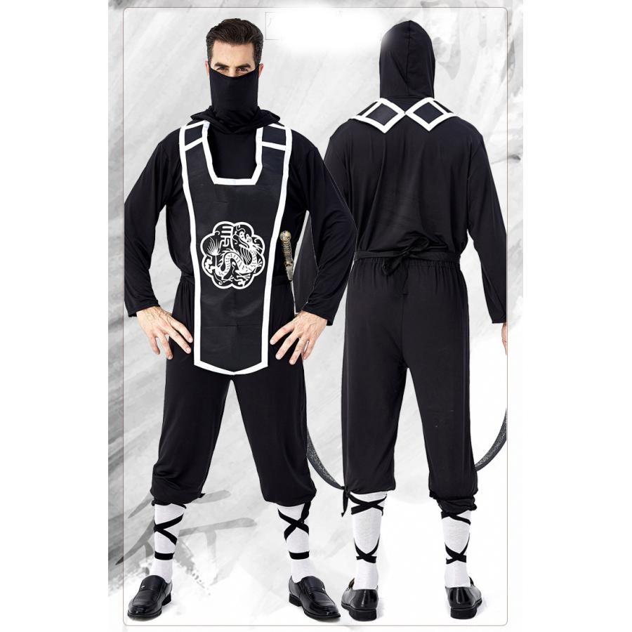 Men's ハロウィン 衣装  大人用  忍者 男性用 メンズ用 忍者 ハロウィーン 王様ハロウィン衣装 忍者  コスプレ 滑稽 コスチューム |  | 02