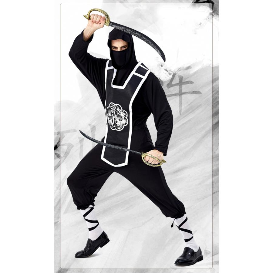 Men's ハロウィン 衣装  大人用  忍者 男性用 メンズ用 忍者 ハロウィーン 王様ハロウィン衣装 忍者  コスプレ 滑稽 コスチューム |  | 03