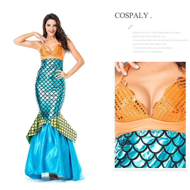 大人用 ハロウィン衣装 女性用 マーメイド・マーマン・にんぎょ・人魚姫・人魚 ハロウィン 衣装 仮装 コスプレ レディース ガールズ ハロウィーン コスチューム |  | 02