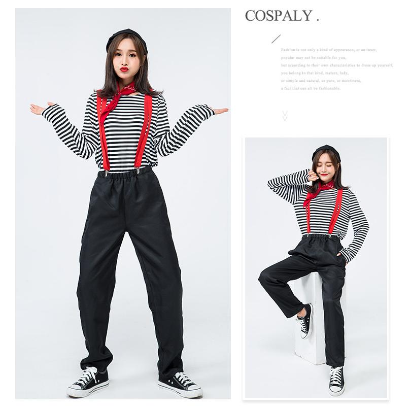 M〜XLハロウィン衣装 カップル 女性用 男性用 大人用 サーカス団のピエロ コスプレ  コスチューム   ハロウィン 衣装   レディース ガールズ  滑稽 ハロウィーン |  | 05