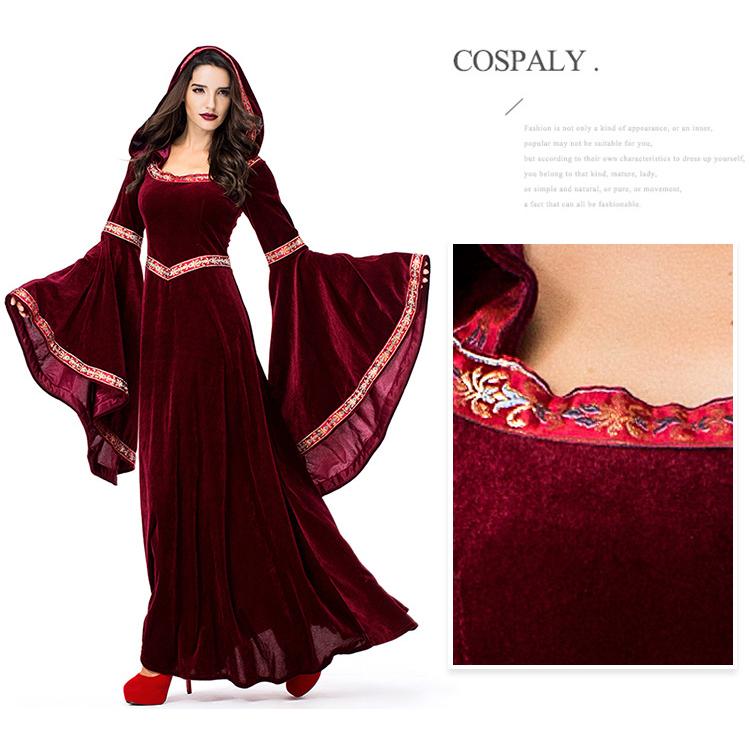 M/XLヨーロッパプリンセス ウィッチドレス ロングスカート ハロウィン衣装 大人用 女性用 ハロウィン 衣装 仮装 コスプレ レディース ガールズ ハロウィーン |  | 02