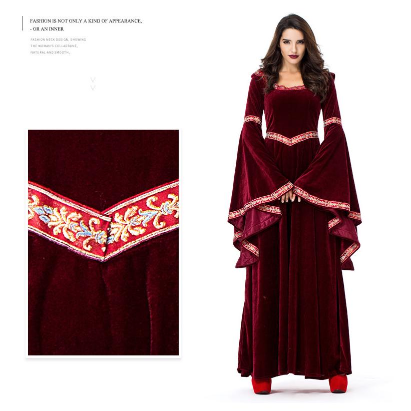 M/XLヨーロッパプリンセス ウィッチドレス ロングスカート ハロウィン衣装 大人用 女性用 ハロウィン 衣装 仮装 コスプレ レディース ガールズ ハロウィーン |  | 03