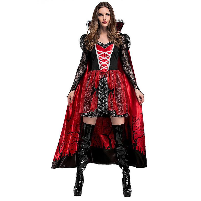S〜XLハロウィン衣装 大人 女性用 ドラキュラ 吸血鬼 コスプレ 伯爵 コウモリ バンパイア コスチューム ハロウィン 衣装 レディース ガールズ ハロウィーン |  | 02