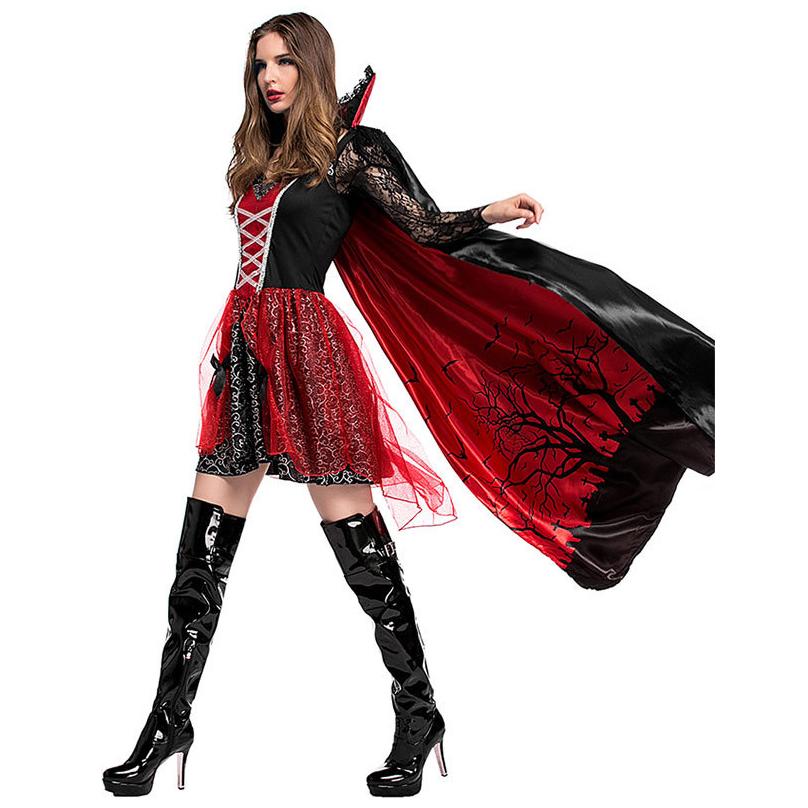 S〜XLハロウィン衣装 大人 女性用 ドラキュラ 吸血鬼 コスプレ 伯爵 コウモリ バンパイア コスチューム ハロウィン 衣装 レディース ガールズ ハロウィーン |  | 03