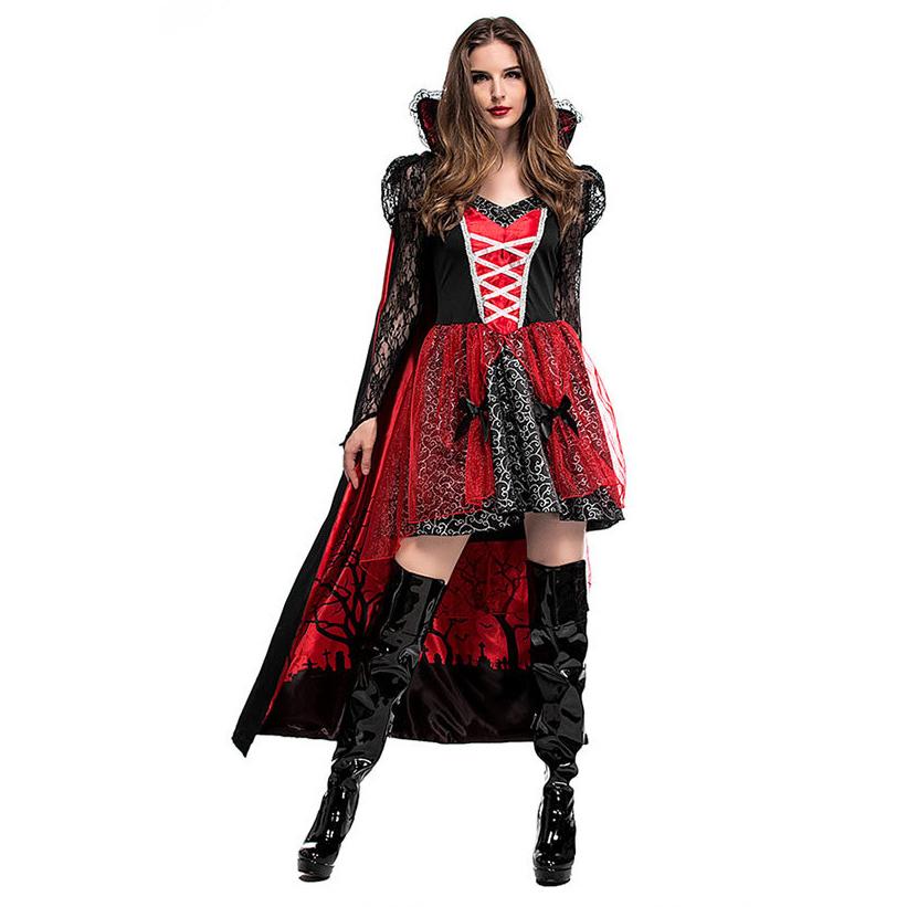 S〜XLハロウィン衣装 大人 女性用 ドラキュラ 吸血鬼 コスプレ 伯爵 コウモリ バンパイア コスチューム ハロウィン 衣装 レディース ガールズ ハロウィーン |  | 04
