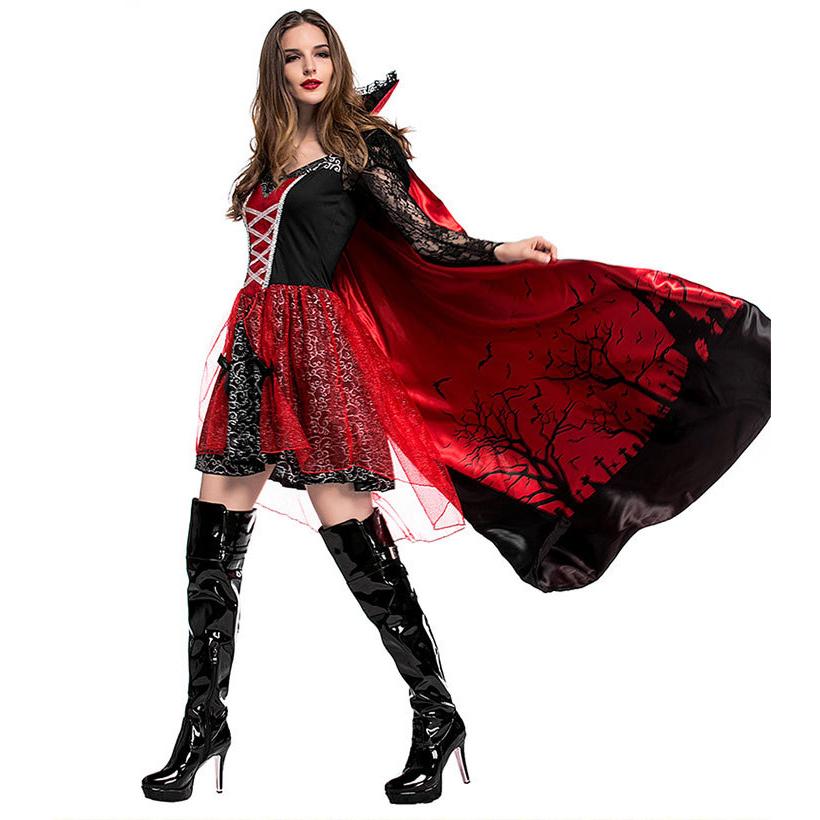 S〜XLハロウィン衣装 大人 女性用 ドラキュラ 吸血鬼 コスプレ 伯爵 コウモリ バンパイア コスチューム ハロウィン 衣装 レディース ガールズ ハロウィーン |  | 07
