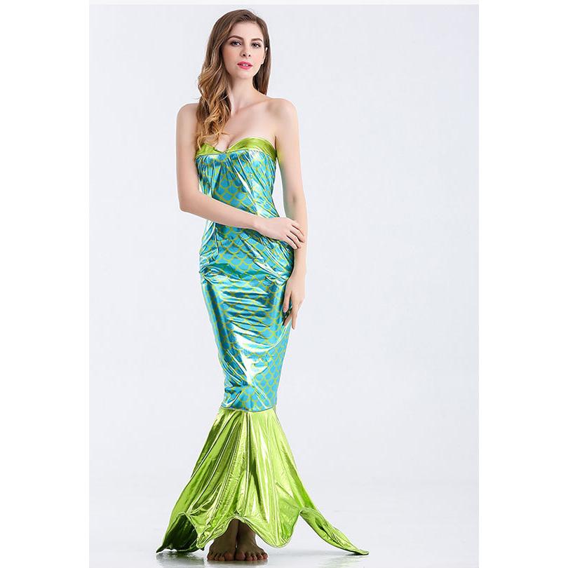 S-XXL大人用 ハロウィン衣装 女性用 マーメイド マーマン にんぎょ 人魚姫 人魚 ハロウィン 衣装 仮装 コスプレ レディース ガールズ ハロウィーン コスチューム |  | 05