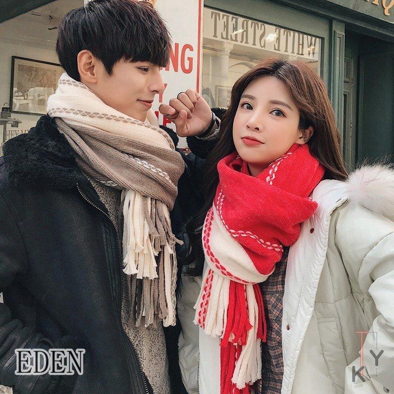 高品質 メンズ マフラー レディース プレゼント 秋冬新作 学生 お揃い ペア カップル ユニセックス ニットマフラープレゼント ストール マフラー カラー 赤 ベージュ Primebusinesscards Com