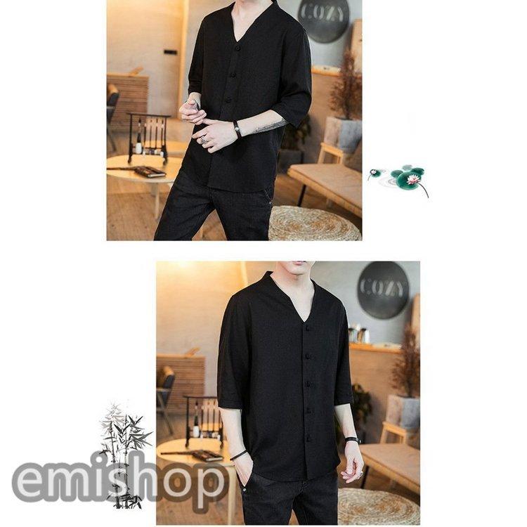 送料0円 シャツ カジュアルシャツ シャツ メンズ 夏 カジュアルシャツ 麻 無地 夏服 シャツ メンズ 夏 カジュアルシャツ 麻 無地 夏服 ファッション メンズシャツ Vネック カジュアル おしゃれ メンズ 服 メンズファッション トップス Ksmdbc Ac In