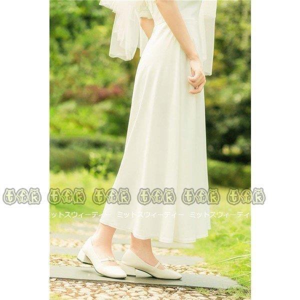 贅沢品 サテン 花嫁 旅行挙式 前撮り ブライダル 結婚式 リゾートドレス 二次会 ウェディングドレス パーティードレス 軽い 後撮り ガーデンウェディング ワンピース Aライン サイズ L Michiganestateplanning Com