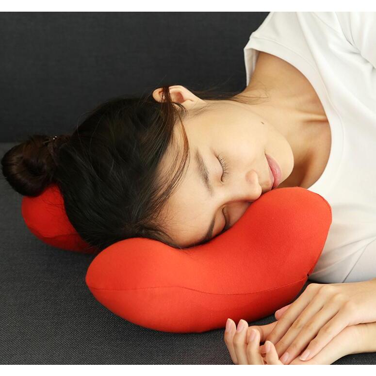 昼寝 枕 うつぶせ用 低反発 うつ伏せ枕 仮眠用 ネックピロー アームレス枕 フェイスレス枕 快適 お昼 デスク うつぶせ寝 デスクワーク