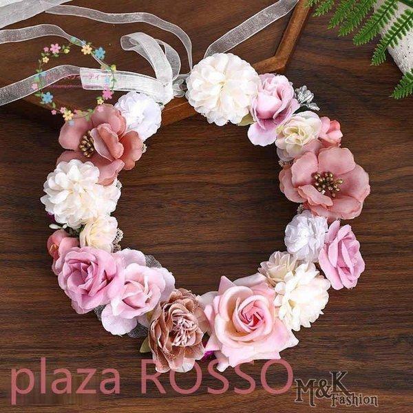 花冠 安い ウェディング 花冠 ヘッドドレス 花かんむり 造花 髪飾り ブライダル 大人用 リゾート 旅行 花嫁 二次会 結婚式 フェス 森ガール ボヘミア 手作り Czsfxkrcrk Colegiocardenalsancha Edu Co