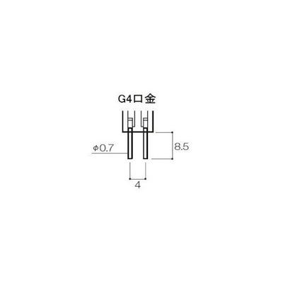OSRAM（オスラム） ハロゲンランプ ハロスター 10W 12V G4 64415S