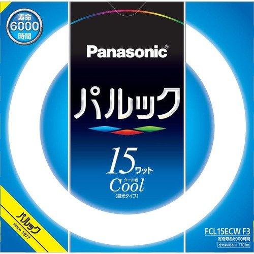 パナソニック ケース販売特価10本セット パルック蛍光灯 丸管・スタータ形 クール色 15形 FCL15ECWF3_10set [ FCL15ECWF3 ]