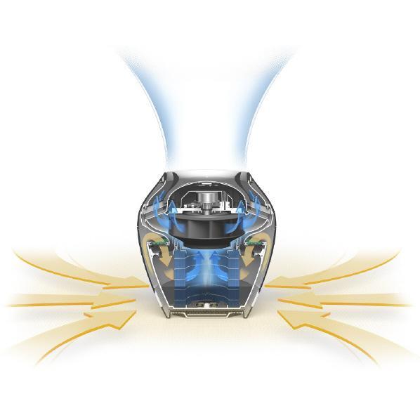 BALMUDA（バルミューダ） 気化式加湿器 Rain ホワイト ERN-1100SD-WK