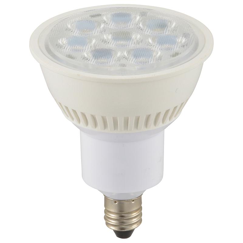 オーム電機 LED電球 ハロゲンランプ形 E11 調光器対応 広角タイプ 黄色