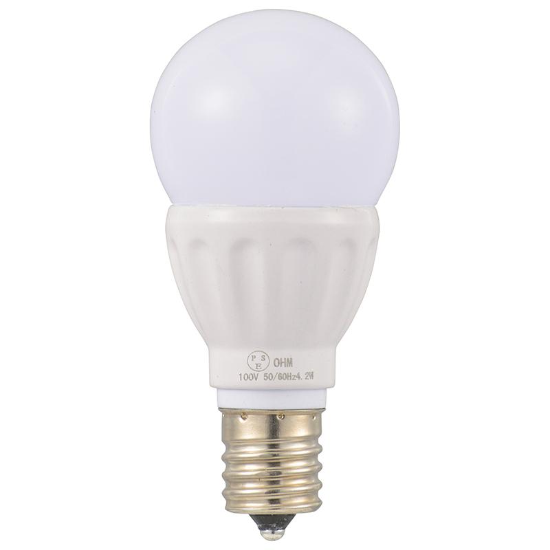 オーム電機 ケース販売特価 6個セット LED電球 小形 E17 40形相当 電球