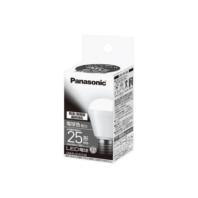 パナソニック LED電球 5.2W(電球色相当) 防湿防雨器具対応タイプ