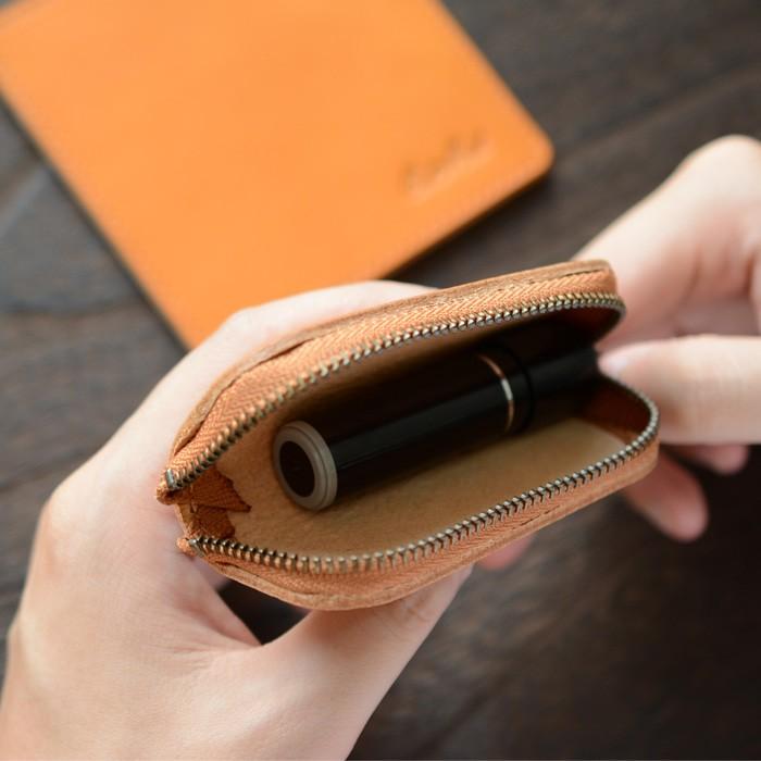 印鑑ケース スタンプ はんこ ハンコ ケース おしゃれ 法人 2本 本 レザー 日本製 メール便可 End S004 E Desho 通販 Yahoo ショッピング