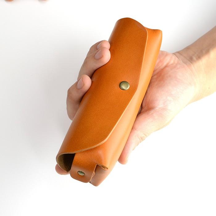 メガネケース おしゃれ 革 本革 眼鏡ケース シンプル メンズ