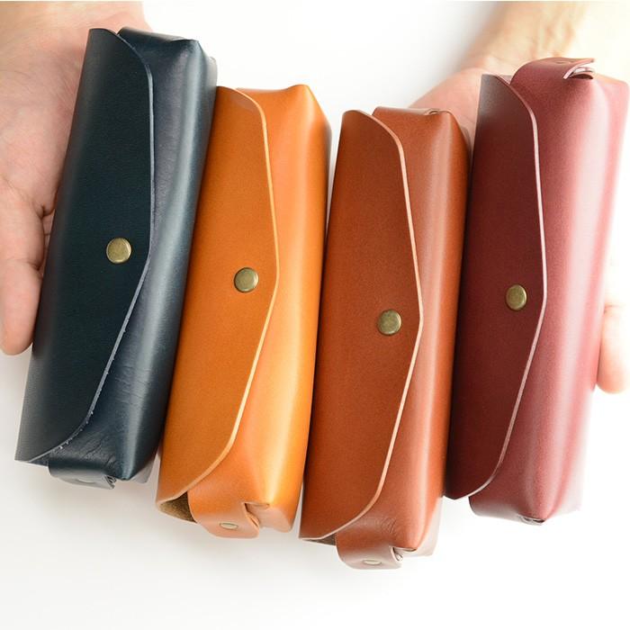 新品　高級本革　メガネケース　日本製　定価1.7万円　レザー　キャメル メガネケース おしゃれ 革 本革 眼鏡ケース シンプル メンズ