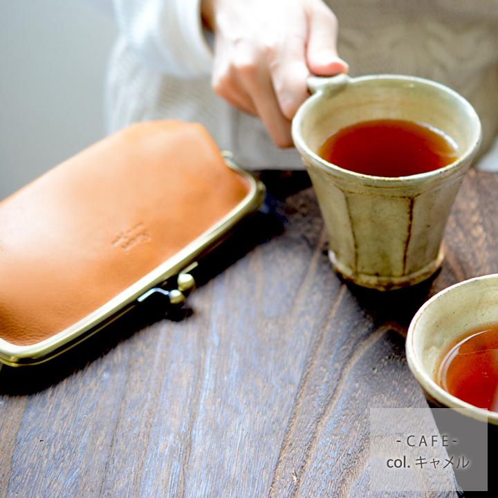 がま口財布 長財布 革 がま口 レディース 本革 ガマ口 日本製 財布 ポーチ おしゃれの画像