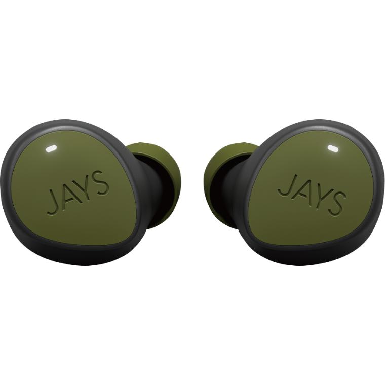 アウトレット メール便可 JS-MSTW-GR JAYS ワイヤレスイヤホン m-Seven True Wireless グリーン マイク内蔵 通話対応 Bluetooth5.0 ヘッドセット｜e-device｜02