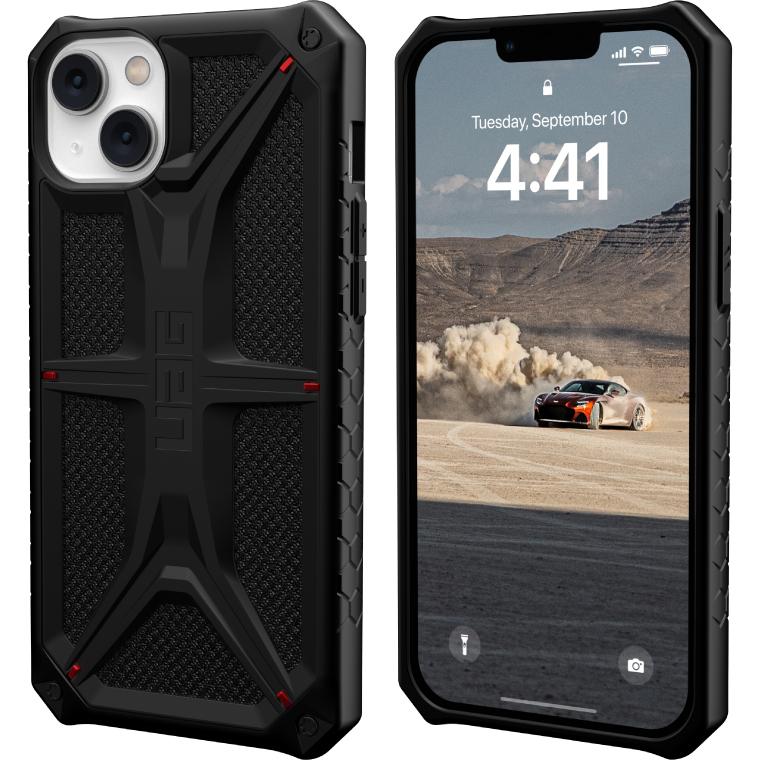 iPhone14 Plus用コンポジットケース MONARCH ケブラーブラック UAG-IPH22LA-P-KB アウトレット メール便可｜e-device｜02