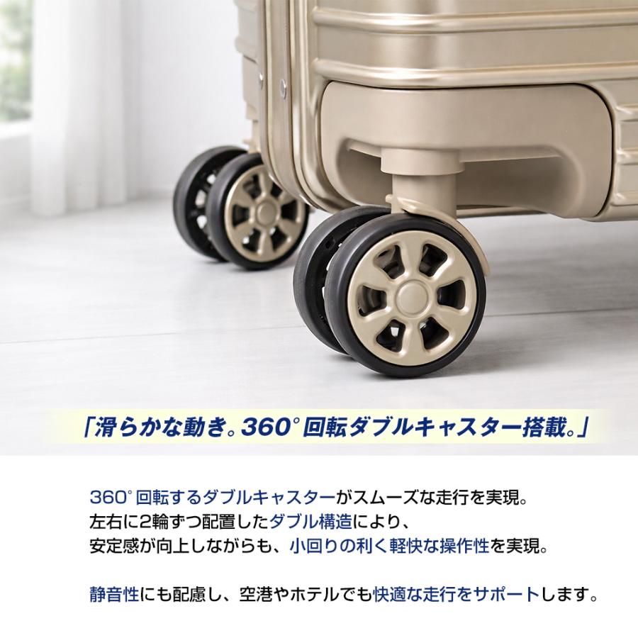 スーツケース 機内持ち込み SSサイズ アルミフレーム TSAロック 小型 キャリーケース キャリーバッグ 出張用 国内 海外 旅行 旅行バッグ Transporter【9002-18】 | Transporter | 13