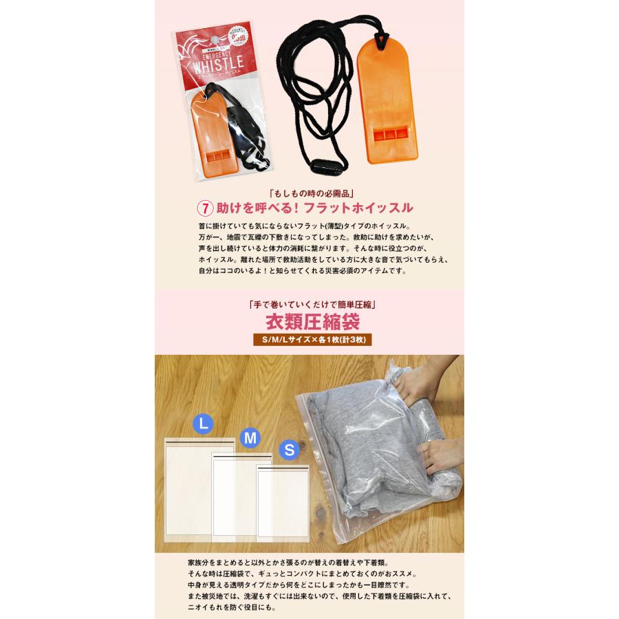 防災 防災セット 23点 1人用 防災士監修 防災グッズ 防水バッグ 15L