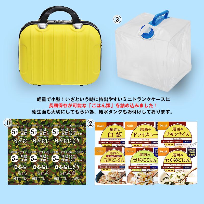 防災 防災セット 13点 非常食 保存食 備蓄おにぎり アルファ米 給水
