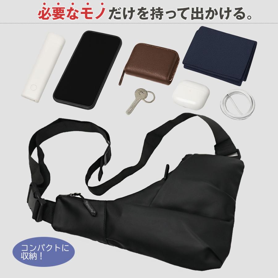 ショルダーバッグ メンズ 撥水 ボディバッグ チェストバッグ セキュリティポーチ 斜めがけバッグ 旅行 トラベル Transporter 【chestbag】 |  | 02