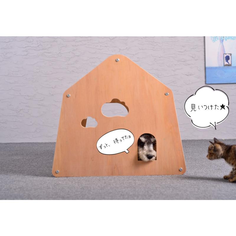 犬用 犬 木製 ハウス ペットハウス Lサイズ ペット 室内用 犬小屋 室内 屋根付き オールシーズン 【DH-7-L】【e-do】 |  | 05