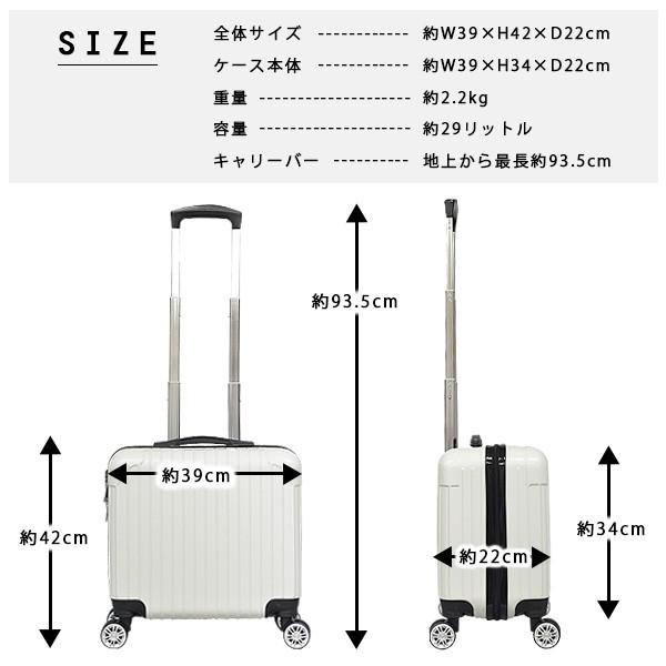 スーツケース 機内持ち込み キャリーケース 超軽量 16インチ SSサイズ DJ16 シルバー 出張用 Transporter【e-do】｜e-do-net｜12