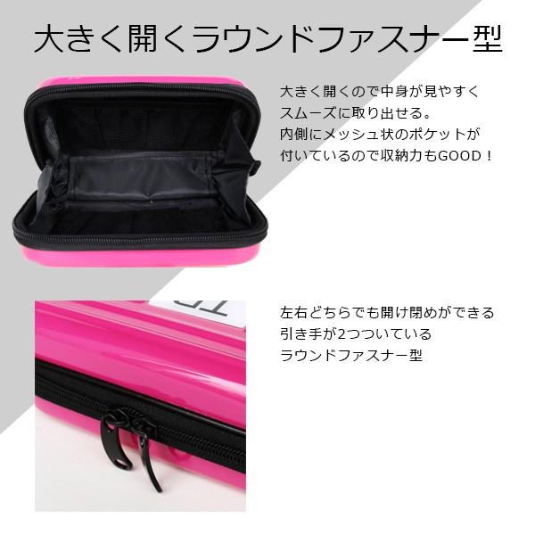 ミニスーツケース型 ポーチ スマホショルダー ショルダーバッグ 軽量 ミニバッグ バッグインバッグ 耐衝撃 Transporter 正規品 TP ピンク【e-do】 | Transporter | 02