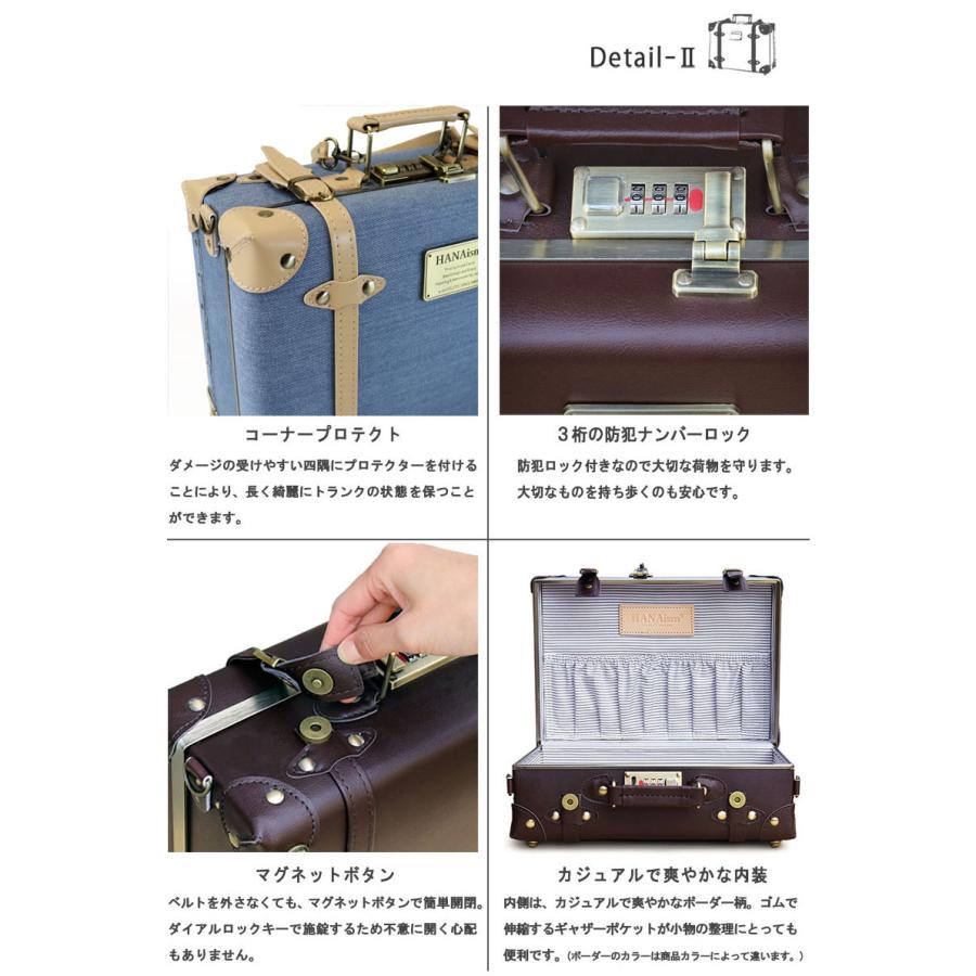 未使用！HANAism ハナイムズ トランクケース ショルダーベルト付き dショッピング |トランクケース トランク型 ショルダーバッグ