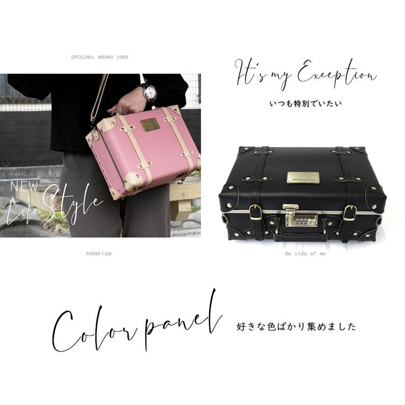 ✨タグ付き✨ HANAism ハナイムズ トランクケース ショルダーベルト付き 美品】HANAism ハナイムズ トランクケース ショルダーベルト付き