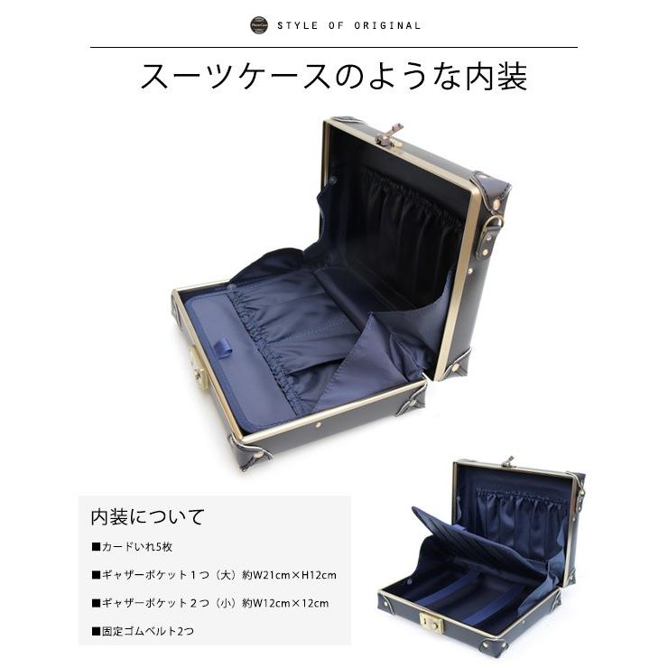 トランクポーチ スマホ タブレットicm ブラウン プレゼント旅行先 便利 ショルダーバッグ ポーチ パスポート【e-do】 | HANAism | 04