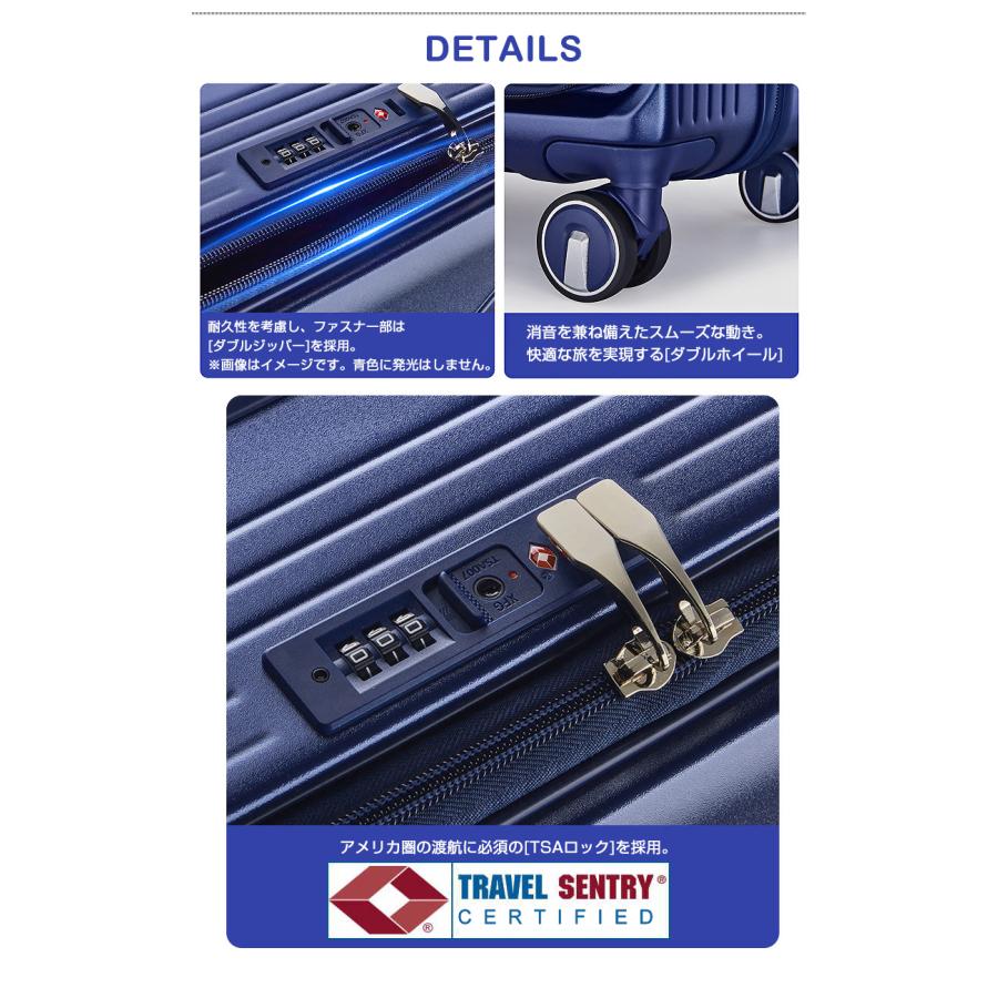 スーツケース Sサイズ フロントオープン 拡張機能 機内持ち込み