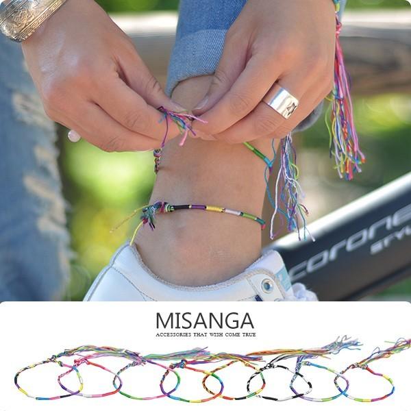 メール便対応 ミサンガ ポイント消化 景品 粗品 アジアンテイスト お守り プロミスリング【e-do】 | 