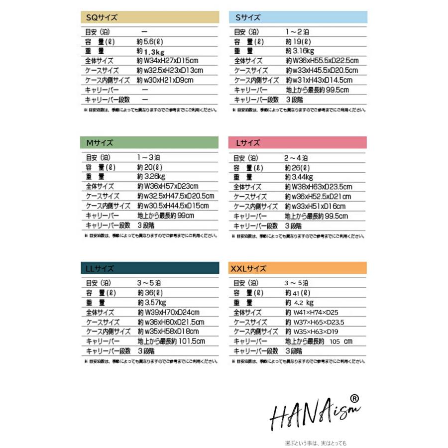 スーツケース XXLサイズ ミニトランク付き トランク キャリーケース キャリーバッグ 大型 フレームタイプ TSAロック 旅行 HANAism 正規品 NN-XXL-SQSET【e-do】 | HANAism | 16